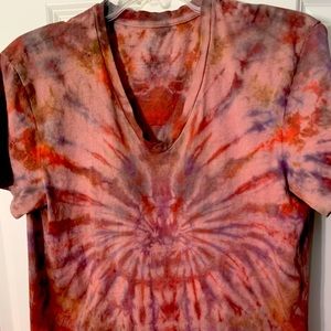 Tie dye Armani shirt